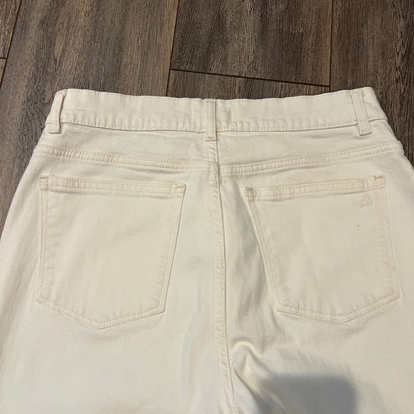 DLl1961 Hepburn Wide Leg High Rise 31" Jeans Size 29 Eggshell - Picture 8 of 10